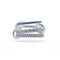 Iris Blue Sapphire and Aquamarine Fashion Ring - 1